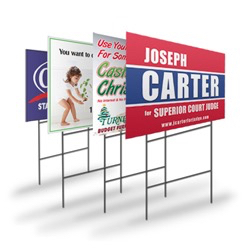 Corex custom color yard sign