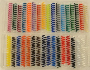 Plastic Binding Coil in multiple colors