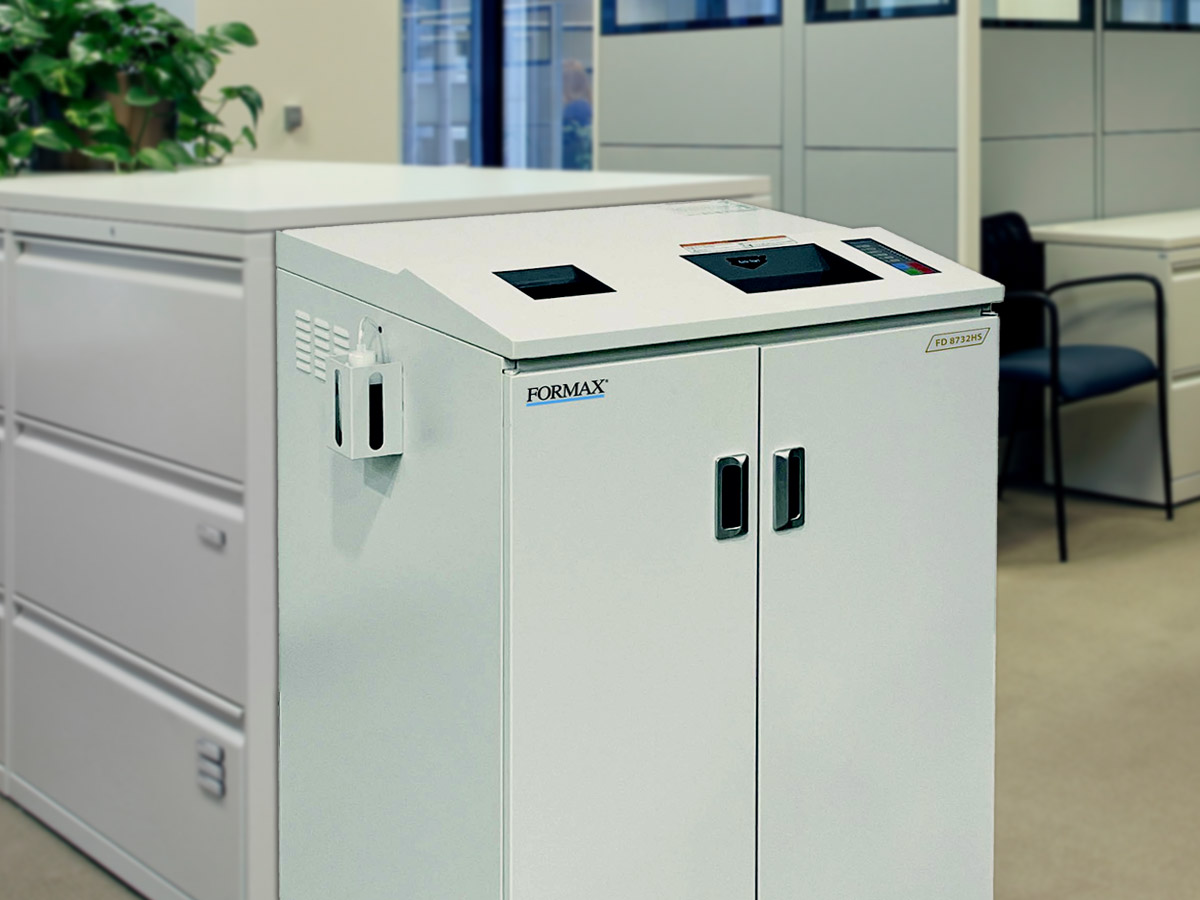 Take Shredding Seriously with the Formax FD 8732HS The Print Finish Blog